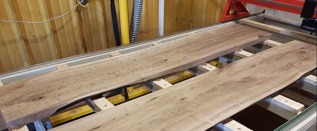 Milling the Slabs Milling the Slabs